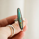 Load image into Gallery viewer, Oblong Turquoise Ring
