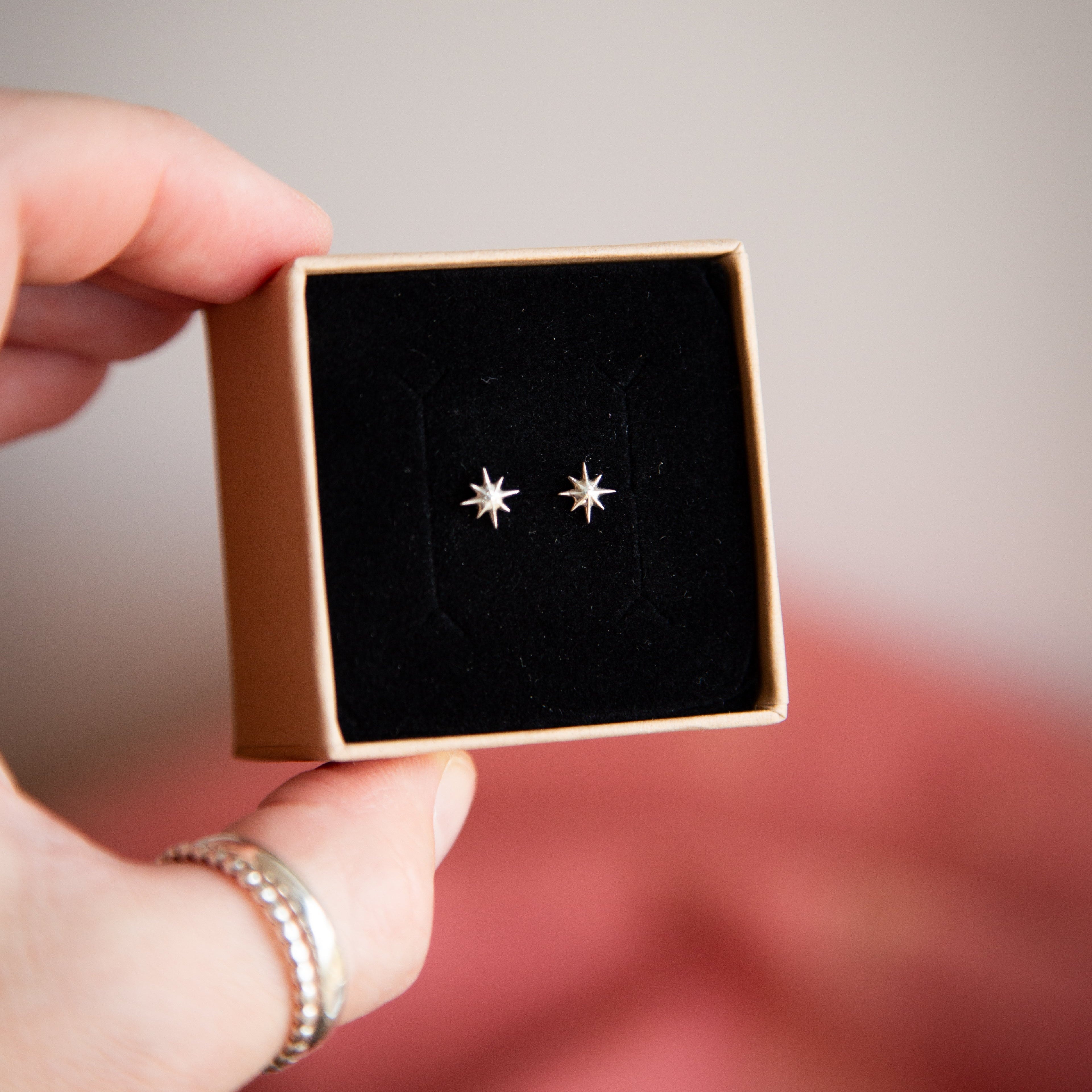 North Star Stud Earrings