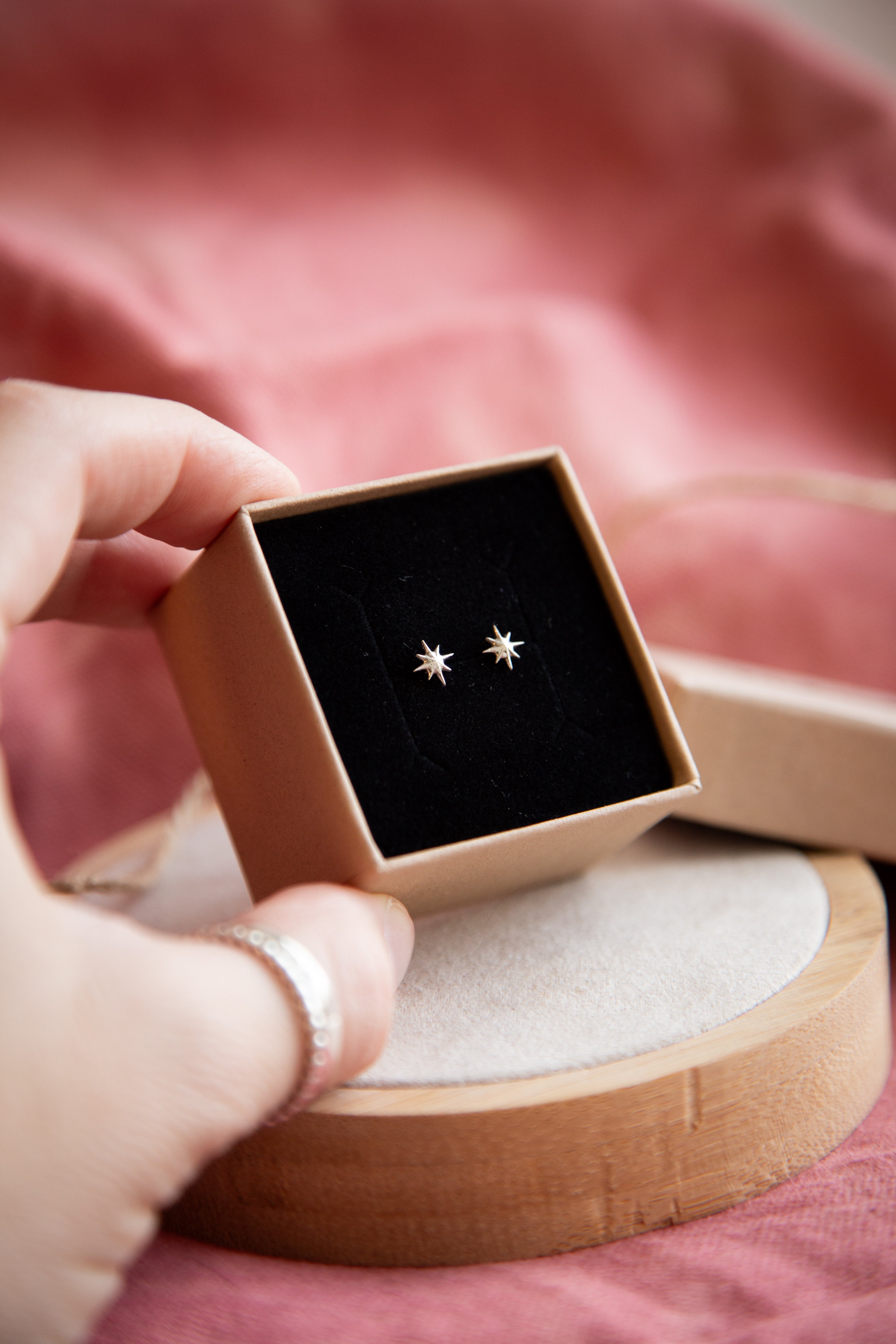 North Star Stud Earrings