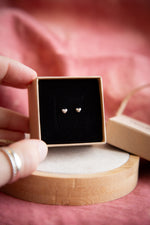 Load image into Gallery viewer, Heart Stud Earrings
