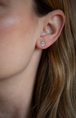 Load image into Gallery viewer, Rose Stud Earrings
