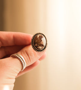 Natural Wild Horse Turquoise Ring