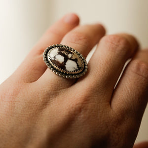 Natural Wild Horse Turquoise Ring