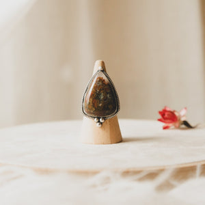 Moroccan Seam Agate Ring