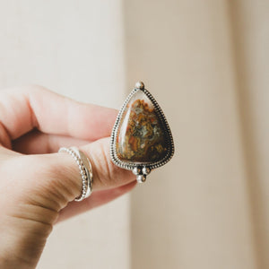 Moroccan Seam Agate Ring
