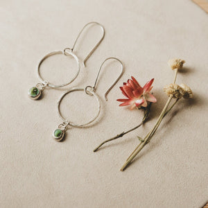Small Turquoise Hoops