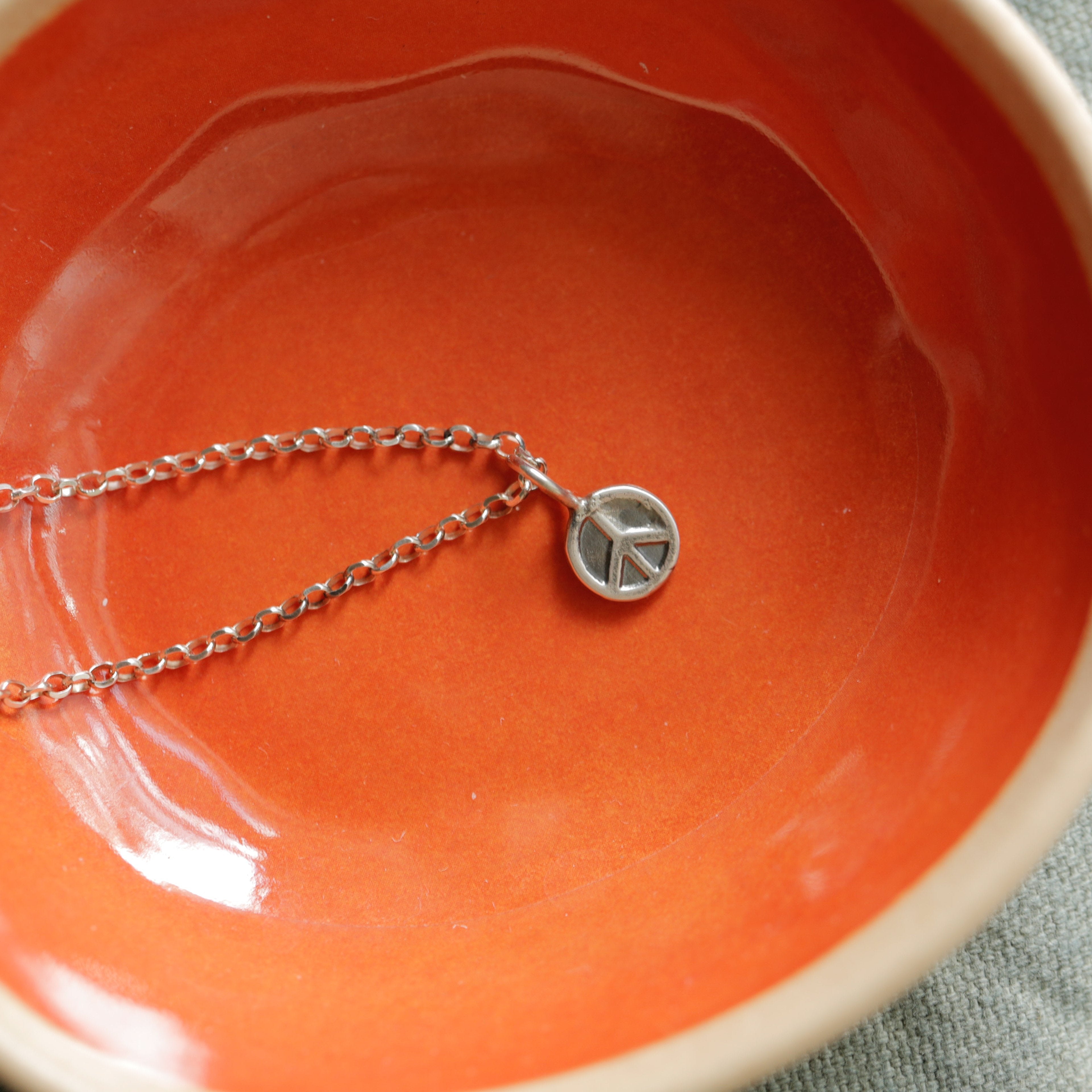 Peace Sign Necklace
