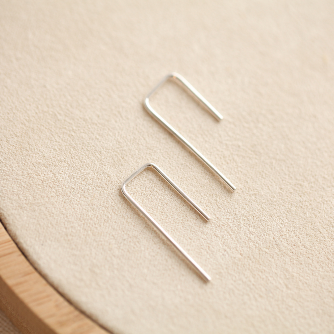 threader earrings staple