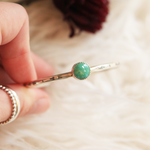 Load image into Gallery viewer, Stamped Turquoise Stacking Cuff
