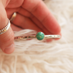 Load image into Gallery viewer, Stamped Turquoise Stacking Cuff
